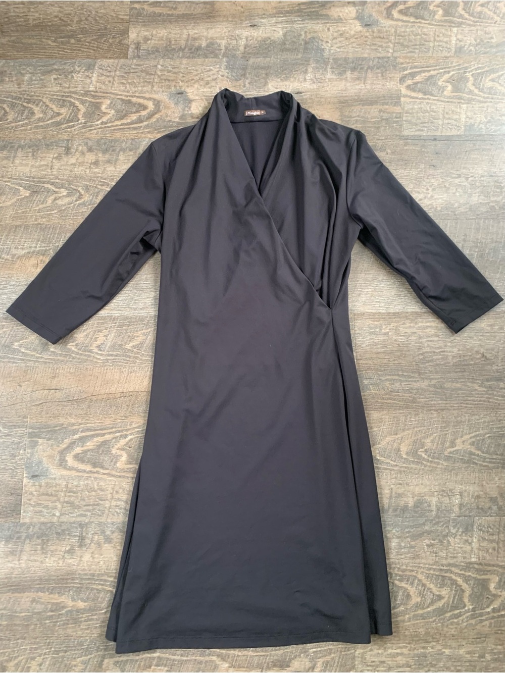 J. McGlaughlin Office Siren Black Wrap Dress - Women